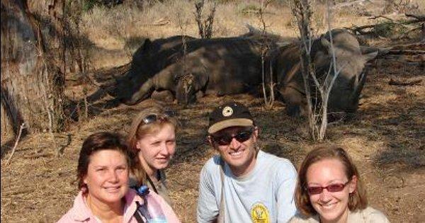Victoria Falls Rhino Walk