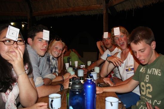 Drinking Games on Punch Night 7's Orange River Namibia Punch Night 7's