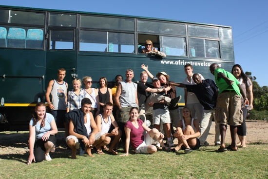 Group Photo beginning of the Overland trip Overlanding Africa Truck