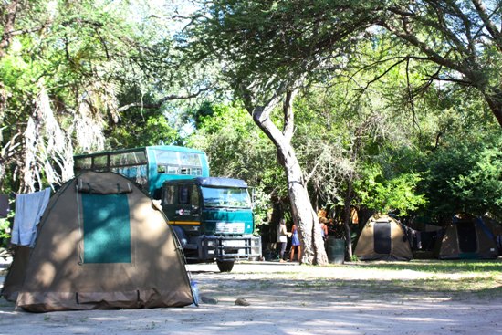 Sitatunga Campsite outside the Okavango Delta