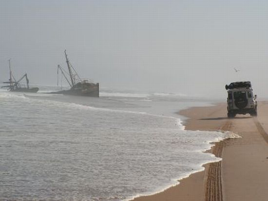 An Overlanding beach drive