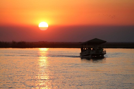 Best of South West Africa & Falls to Serengeti Tour in Photos_boatsunset